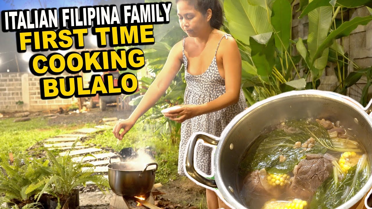 FIRST TIME MY FILIPINA WIFE COOKED BULALO! OUTDOOR COOKING FIRST TIME MY FILIPINA WIFE COOKED BULALO! OUTDOOR COOKING