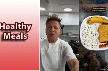 Healthy Meals | Gordon Ramsay Reacts To TikTok Cooking Videos | #Shorts