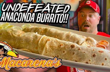 Undefeated Supreme "Anaconda" Mexican Burrito Challenge!!
