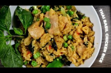 Instant Pot Thai Basil Chicken Rice | Better than Takeout