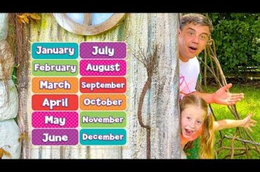 Nastya learns about all the months of the year