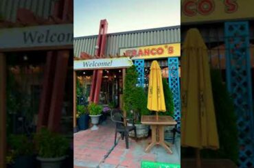 Franco’s Italian restaurant front door