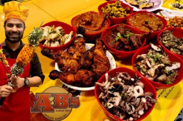 UNLIMITED BUFFET @ABSOLUTE BARBEQUES. SEA FOOD, INDIAN FOOD, ITALIAN, CHINESE ETC. Best Indian Food