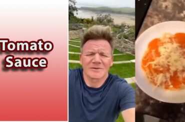 Tomato Sauce | Gordon Ramsay Reacts To TikTok Cooking Videos | #Shorts