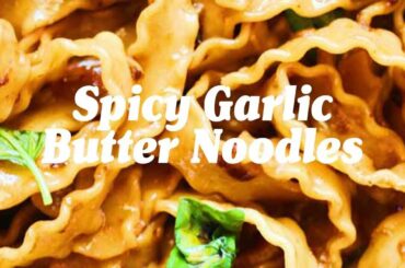 Spicy Garlic Noodles - Chinese Italian Fusion Recipe