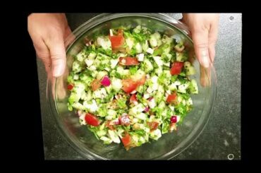 Few people know this recipe! Italian style tomato and cucumber salad, Perfect salad with inexpensive