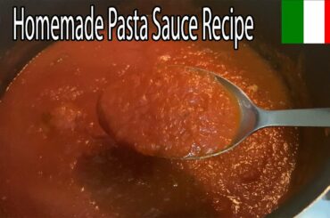 EASY Homemade Pasta Sauce #pastasauce #italiancooking