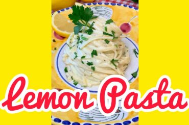 LEMON PASTA, Italian recipe! #shorts