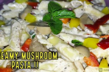 Creamy Mushroom Pasta Recipe | Pasta Recipes | Italian Food