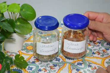 Italian and Steak Seasening Recipe - how to make Homemade Italian & Steak Seasening - by DESI KUCINA