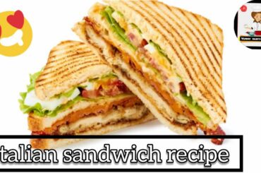 Italian sandwich||easy quick healthy delicious||recipe by yummy tasty Pak-food