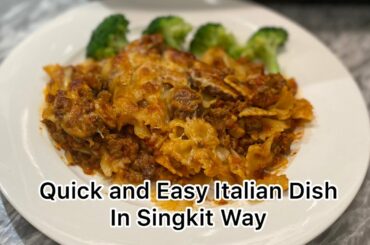 QUICK and EASY ITALIAN PASTA DISH ALA SINGKIT | LUTONG SINGKIT | ITALIAN CUISINE | HONG KONG
