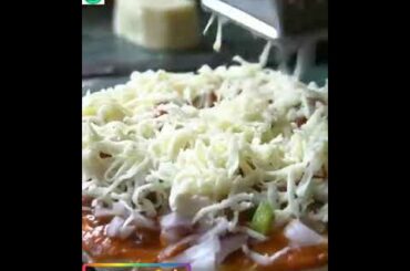 Chili cheese Italian Pizza | street food #food #yummy #tasty #shorts #recipe #youtubeshorts