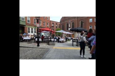Find out what's outdoor dining looks like in Boston's NorthEnd during Covid (Boston's Little Italy)?