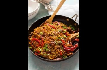 Chicken Noodles Recipe | New Maggi NutriLicious Atta Noodlesl Knorr Italian Noodles Cheese and Herbs