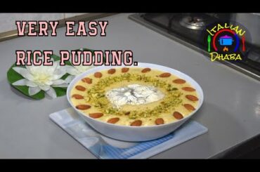 Kheer Recipe - Zafrani Kheer - how to make Chawal ki Kheer Recipe at home - by ITALIAN DHABA