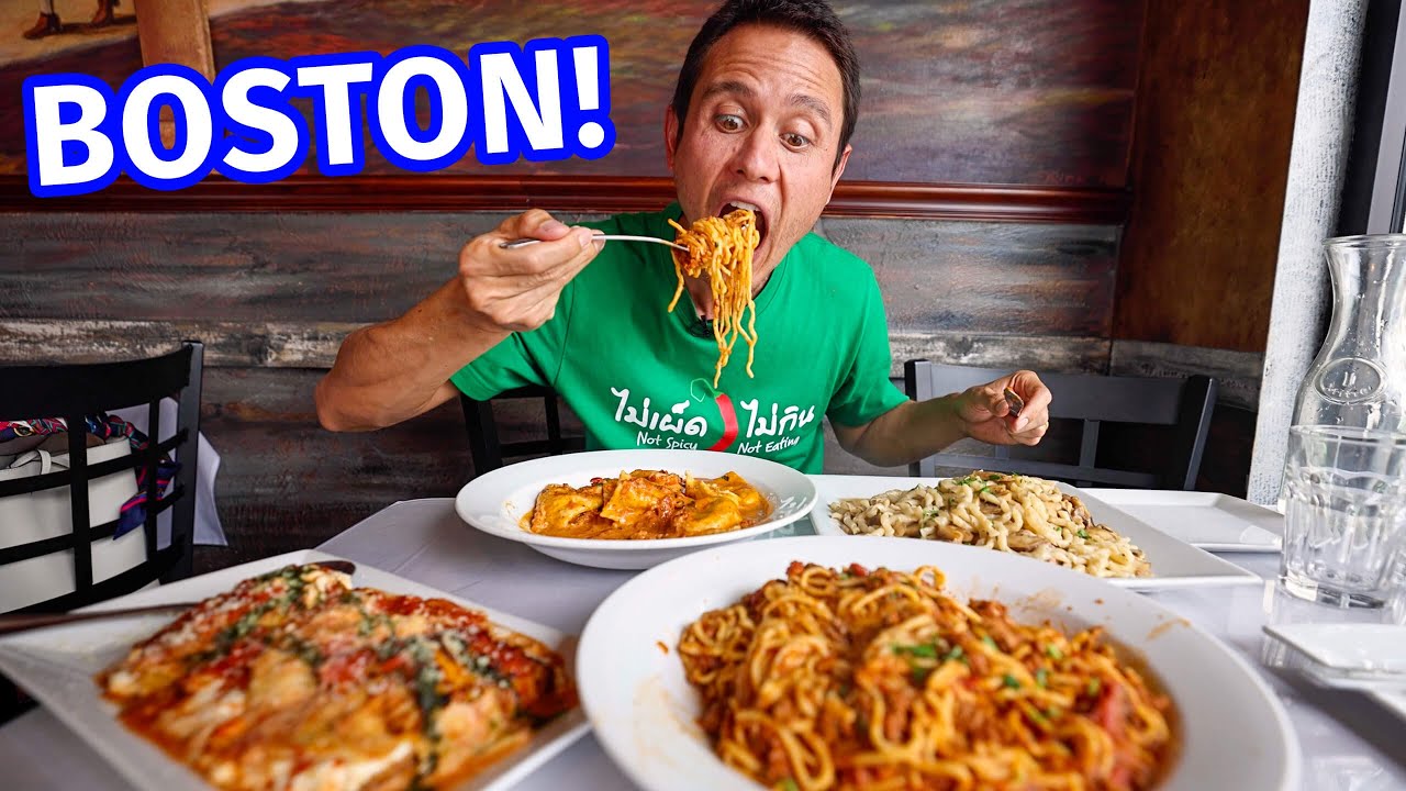 Boston Food Tour – HUGE ITALIAN FOOD + 16” Chicken Parmesan Sub!! | Boston, Massachusetts Boston Food Tour - HUGE ITALIAN FOOD + 16” Chicken Parmesan Sub!! | Boston, Massachusetts