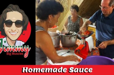 Making Homemade Sauce Nonna Rita’s Calabrese Kitchen (Authentic Italian Cooking)