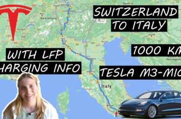 Switzerland to Italy 1000km with Tesla M3-MIC - Can we do it?