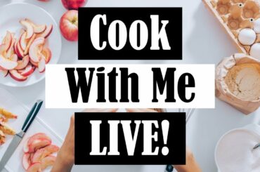 Cook With Me Live: Italian Turkey Sausage!