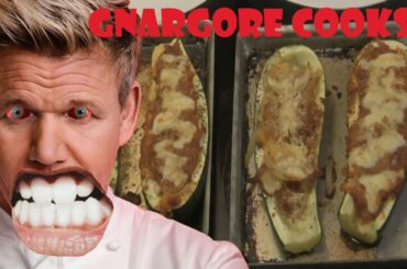 Gnargore Cooks  ITALIAN ZUCCHINI BOATS !!!!