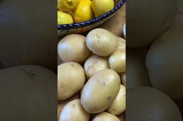 Lemon Roasted Potatoes with garlic and oregano #italy #sicily #shorts #recipe #easyrecipe #yummy