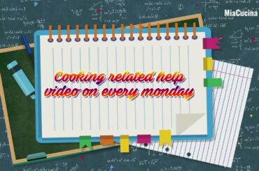 MiaCucina HELP trailer | Help on Cooking related Topics