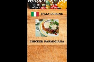 [ITALY] Recipe For Chicken Parmigiana - Italy Cuisine #Shorts