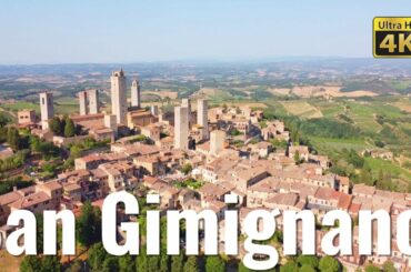SAN GIMIGNANO (Tuscany), Italy walking tour in 4k - With Captions