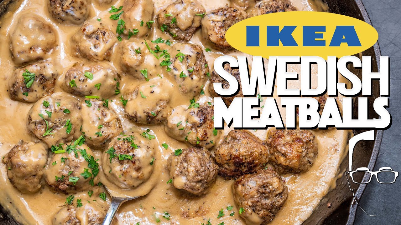 IKEA SWEDISH MEATBALLS…BUT HOMEMADE & WAY BETTER! | SAM THE COOKING GUY IKEA SWEDISH MEATBALLS...BUT HOMEMADE & WAY BETTER! | SAM THE COOKING GUY