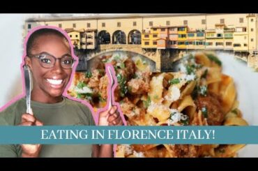Eating in Florence Italy | September 2021