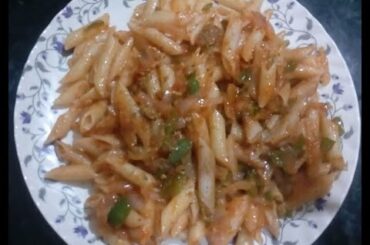 Red Sauce Italian Style Pasta, a very delicious snacks recipe for children.