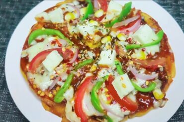 Unique Indo-Italian meal recipe | Mouthwatering homemade recipe | Not a pizza click to check recipe