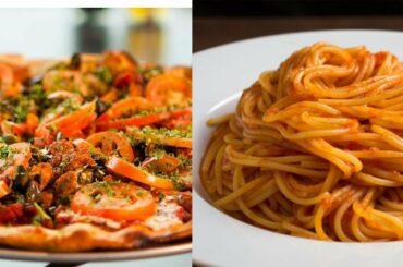 Italian double cheese pizza korean street food