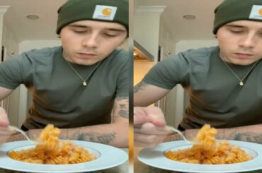 'NOT LIKE THAT!' Brooklyn Beckham slammed by furious Italians for ‘disgusting’ pasta dish as he prep