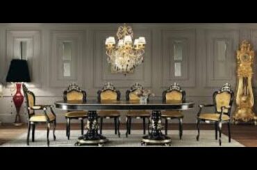 luxury dining table design | Pure Italian luxury dining table | Wood Work