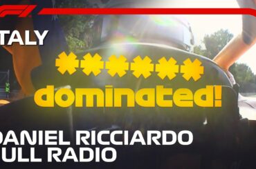 Daniel Ricciardo Cooldown Lap Radio | 2021 Italian Grand Prix