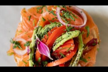 #food #salmon #avacodo #recipe #frenchfood #italian mix#salmonrecipe