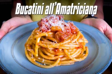 How to Make BUCATINI ALL'AMATRICIANA | Pasta All'Amatriciana Recipe