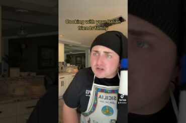 How NOT to Cook With Your Italian Friend #shorts