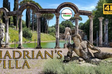 Roman Ruins of Hadrian's Villa - Italy - 4K with Captions