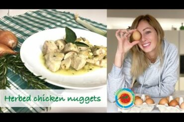 How to make Herbed chicken nuggets | easy Italian recipe