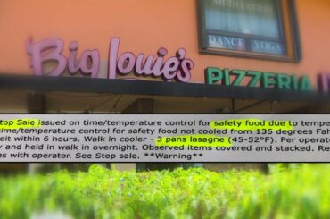 Dirty Dining includes Big Louie's Pizzeria, Marcos Deli