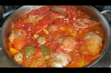 Pollo alla Cacciatore ll Italian Hunter Style Chicken ll Italian Cuisine ll Ihm ll