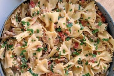 Cheesy Italian Bow Tie Pasta | Quick Meals