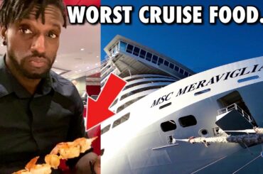 DOES MSC HAVE THE WORST CRUISE FOOD? Waves Restaurant (MSC MERAVIGLIA)