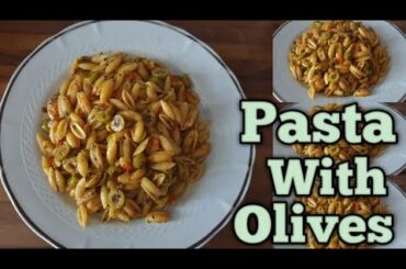 Italian Pasta With Olives | Italian Food & Desi Tarka | Multi Tasking