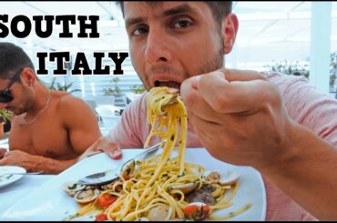 I Travelled To SOUTH ITALY For This BEACH CLUB FOOD (vlog)