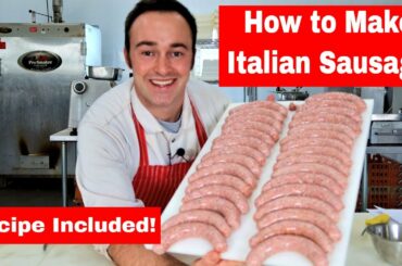 Homemade Italian Sausage Recipe, How to Make Italian Sausage. Recipe Included.