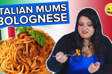 Italian Mums Try Other Mums' Bolognese